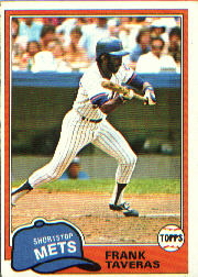 1981 Topps Baseball Cards      343     Frank Taveras